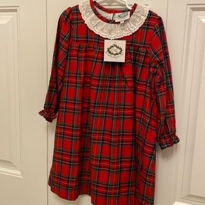 Cecil and Lou Girls Holiday Dress sz 5 Tartan